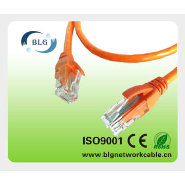 RoHS PVC / LSZH RJ45 UTP CAT5E cabo cabo de remendo